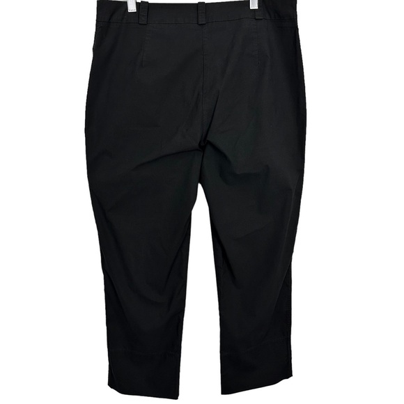 Annette Gortz Black Crop Wide Leg Pants Chinos - Picture 3 of 9